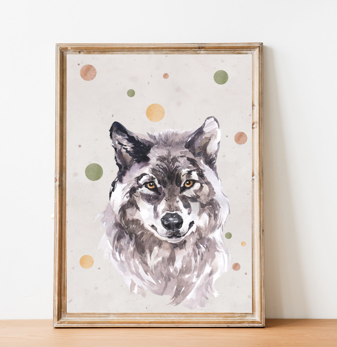 Wilk, konfetti - plakat boho.jpg