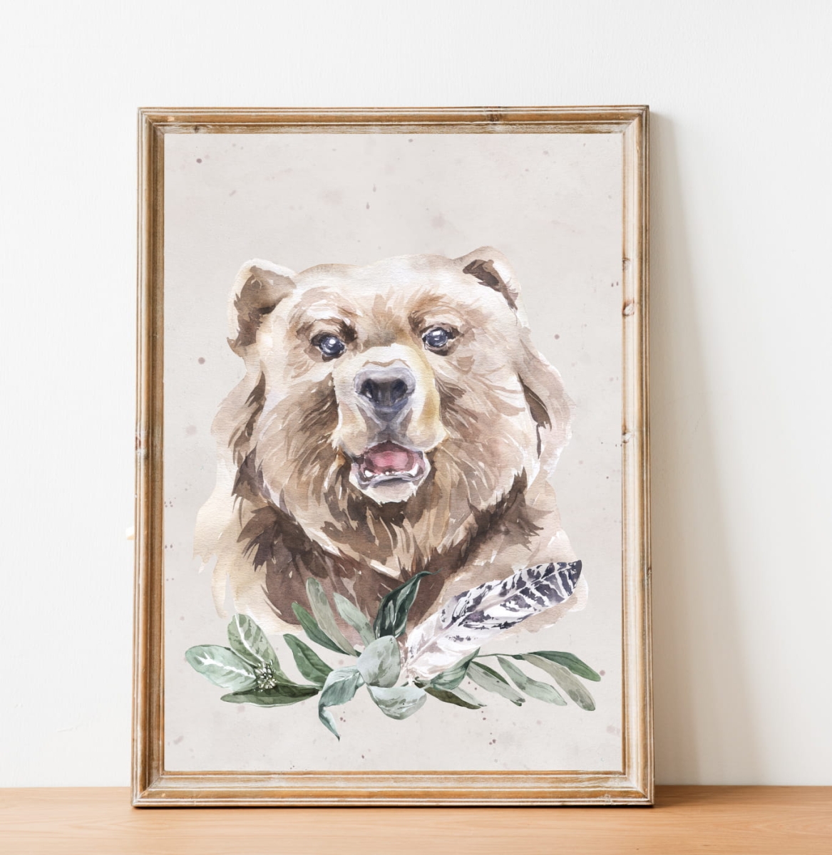 Niedżwiedż - plakat boho.jpg