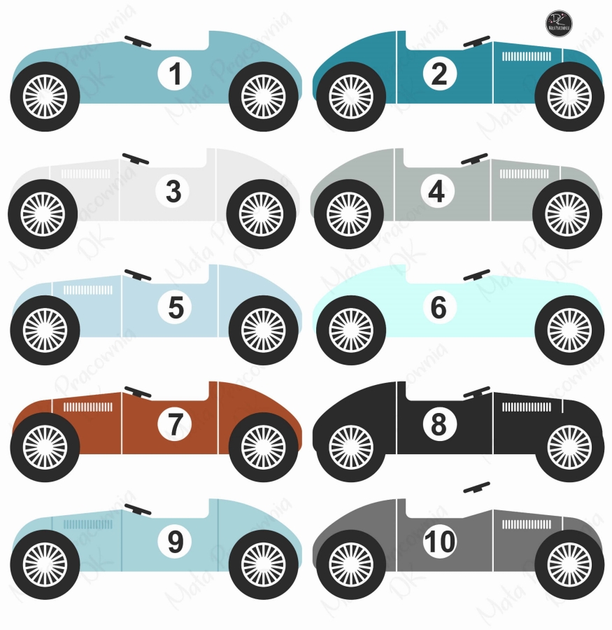 Auta, cars ,racing -  naklejka na ścianę dla dzieci.jpg