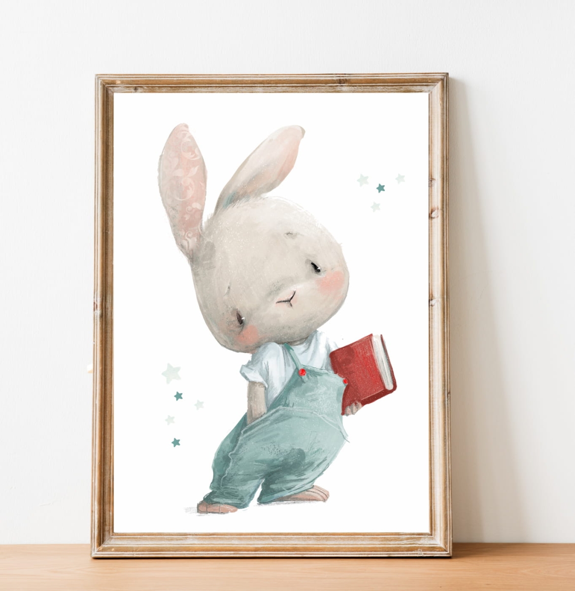 Króliczek z z książeczką -  plakat.jpg