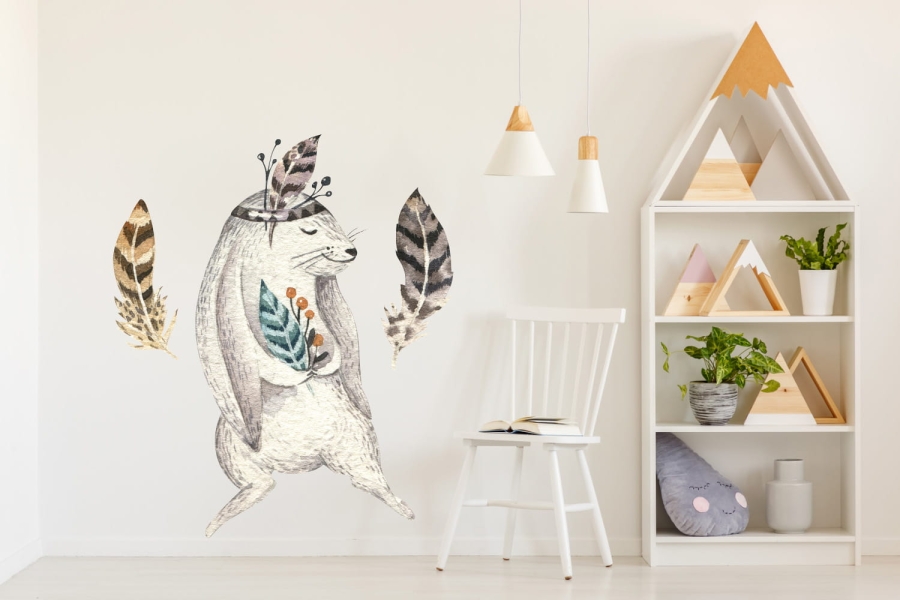 króliczek boho + piórka.jpg