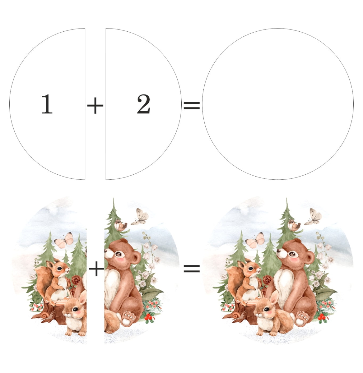 Mieszkańcy lasu - Miś zajączek wiewiórka CIRCLE.jpg