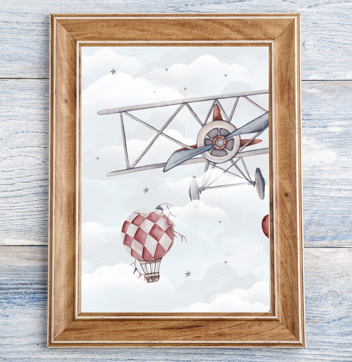 Retro samoloty, balony, latawce - Plakat DK013.jpg