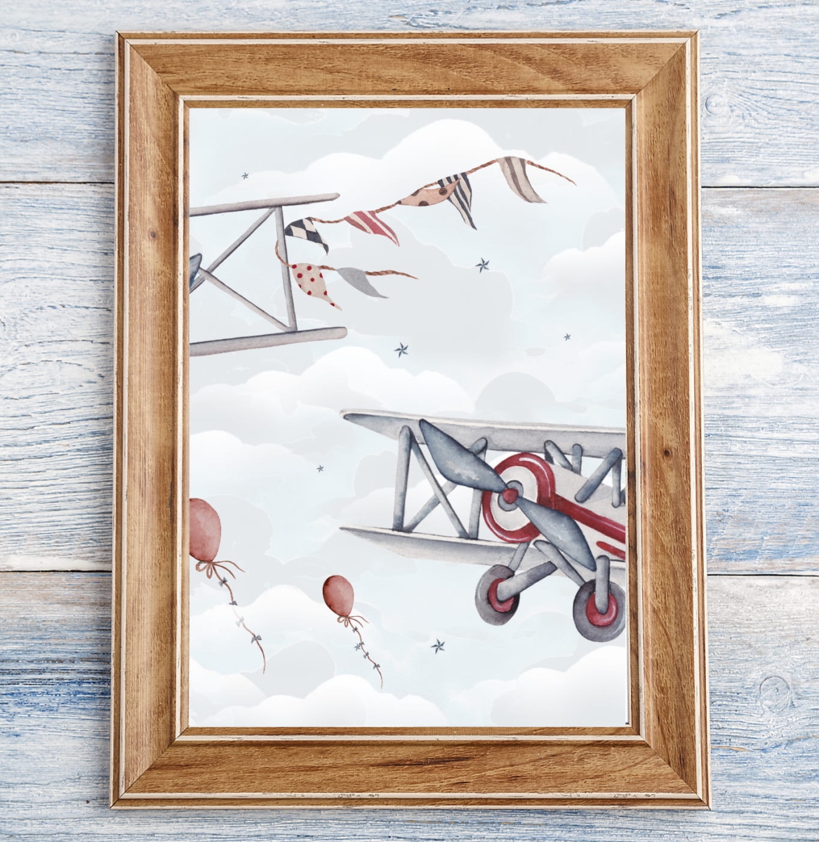 Retro samoloty, balony, latawce - Plakat DK014.jpg