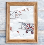 Retro samoloty, balony, latawce - Plakat DK014.jpg