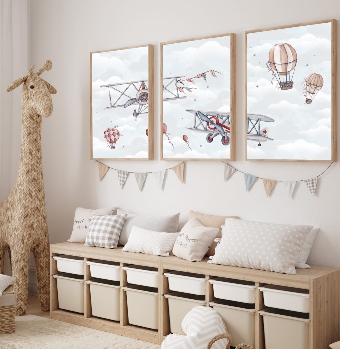 Plakaty - Retro samoloty, balony, latawce  DK015.jpg