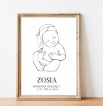 Plakat Line Art dla dziecka Nr 3 – Mała Pracownia