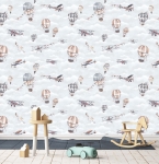 Tapeta retro, samoloty, balony.jpg