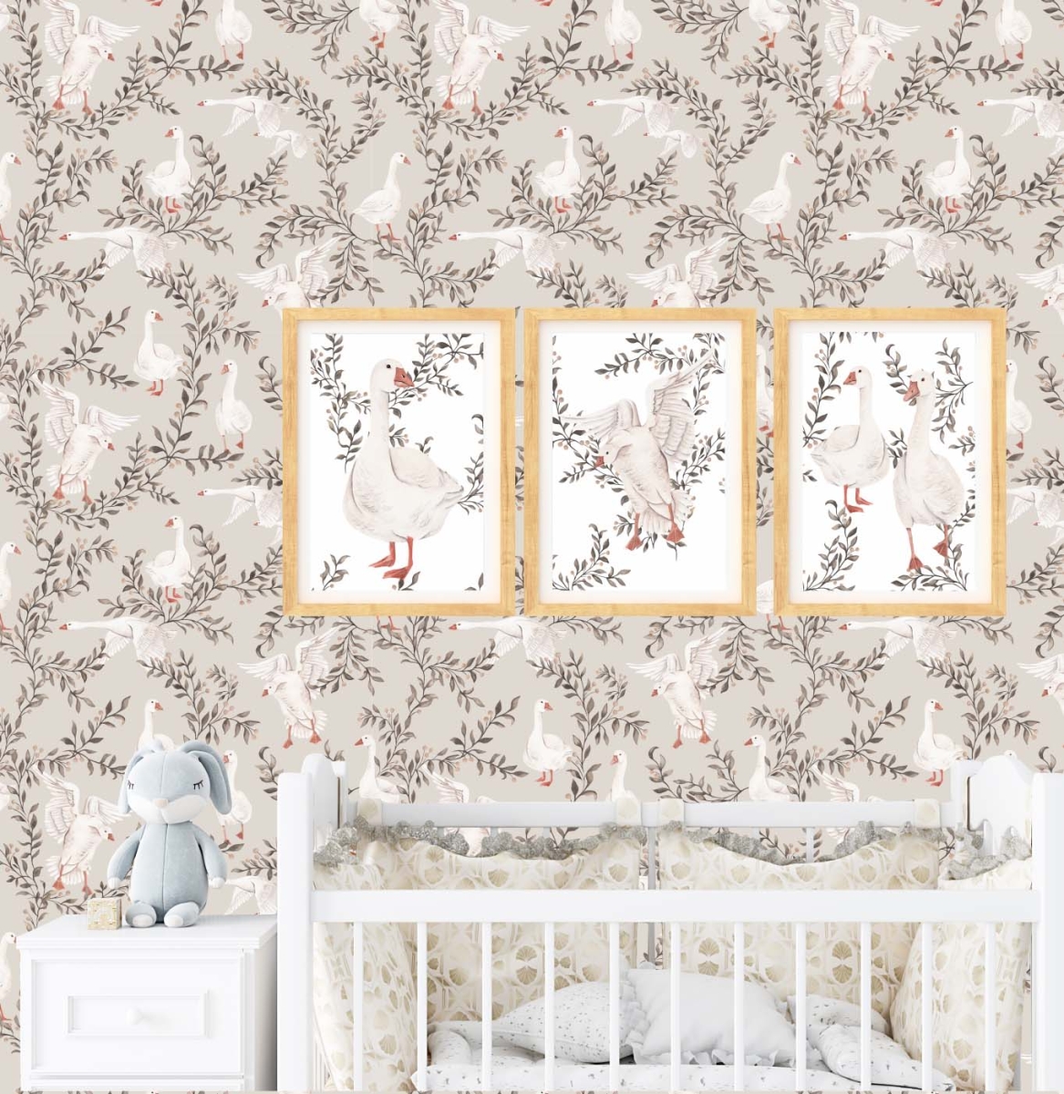 Tapeta  gąski - beż.jpg