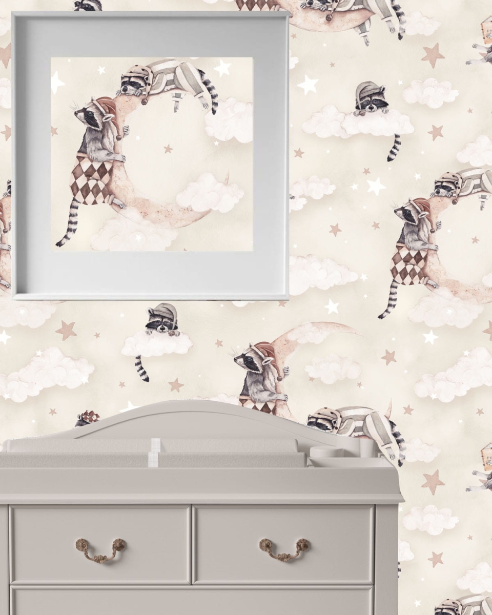 Sleepy Raccoons Tapeta.jpg