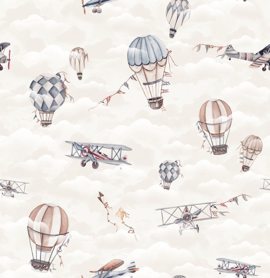 Samoloty, retro balony, latawce beż.jpg