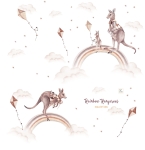 TĘCZOWE KANGURKI - NAKLEJKA ŚCIENNA, NAKLEJKA NA ŚCIANĘ.jpg