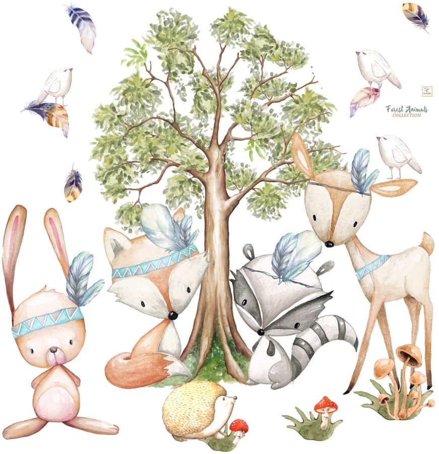 Forest Animals Wall Decal for Children's Room.jpg