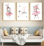 KRÓLICZKI, ZAJĄCZKI PLAKATY, OBRAZKI NA ŚCIANĘ DLA DZIECI DK06.jpg