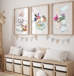 ZESTAW 3 OBRAZKI, PLAKATY - KRÓLICZEK W FILIŻANCE DK10.jpg