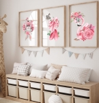 ZESTAW 3 OBRAZKI, PLAKATY - KRÓLICZEK, FLAMING, BALETKI DK17.jpg