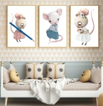 PLAKATY - MYSZKA Z OŁÓWKIEM, MYSZKA Z PIERŚCIONKIEM DK30.jpg