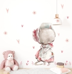 KOTKA AKWARELA - NAKLEJKA NA ŚCIANĘ, NAKLEJKA ŚCIENNA.jpg