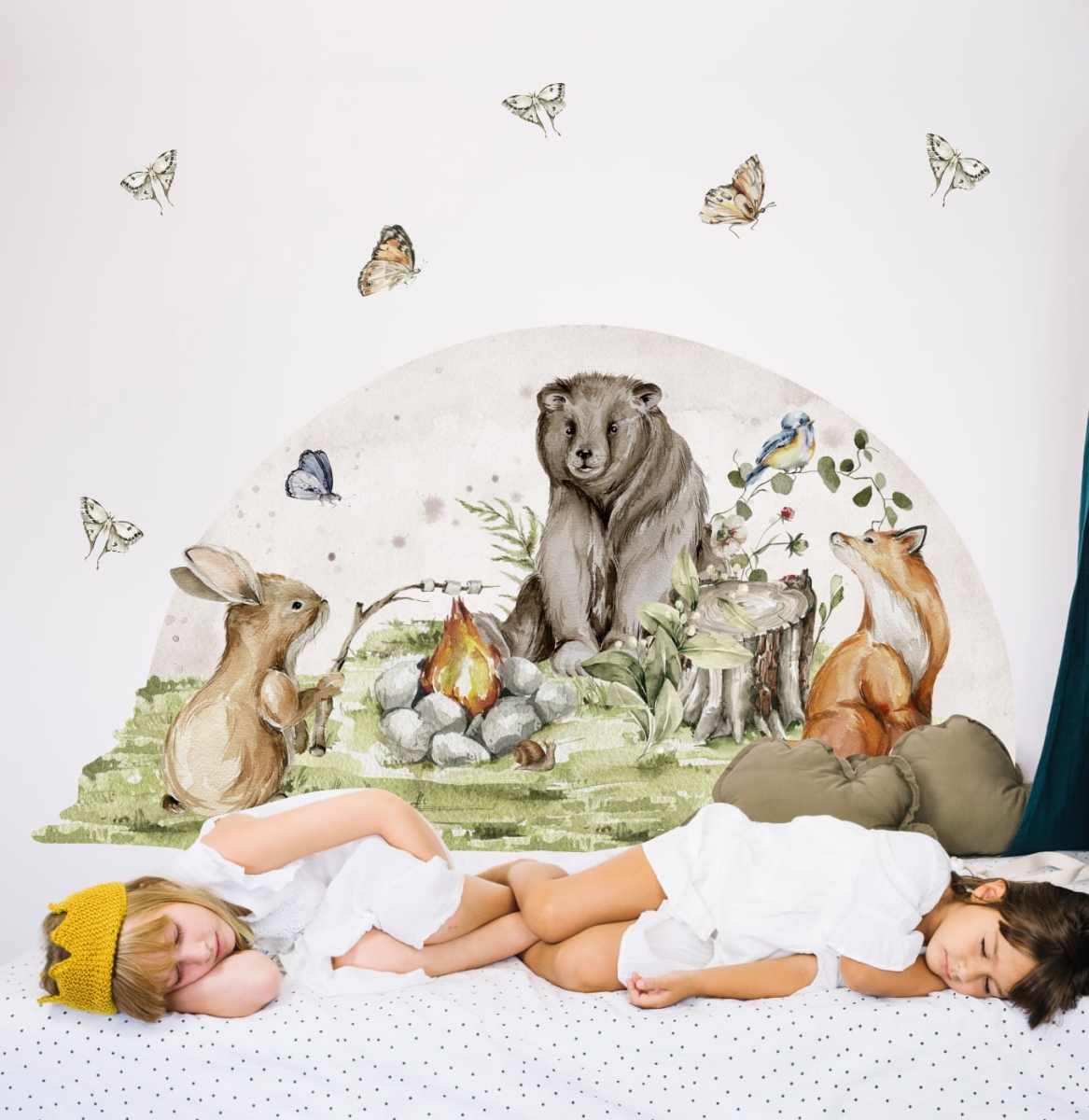 ❤ Naklejka ścienna Little Woodland nr 1 do pokoju dziecka – Mała Pracownia