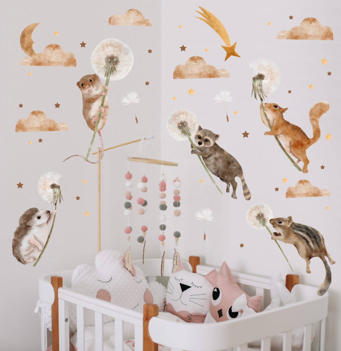 LITTLE FOREST ANIMALS - STICKER FOR KIDS WALL.jpg