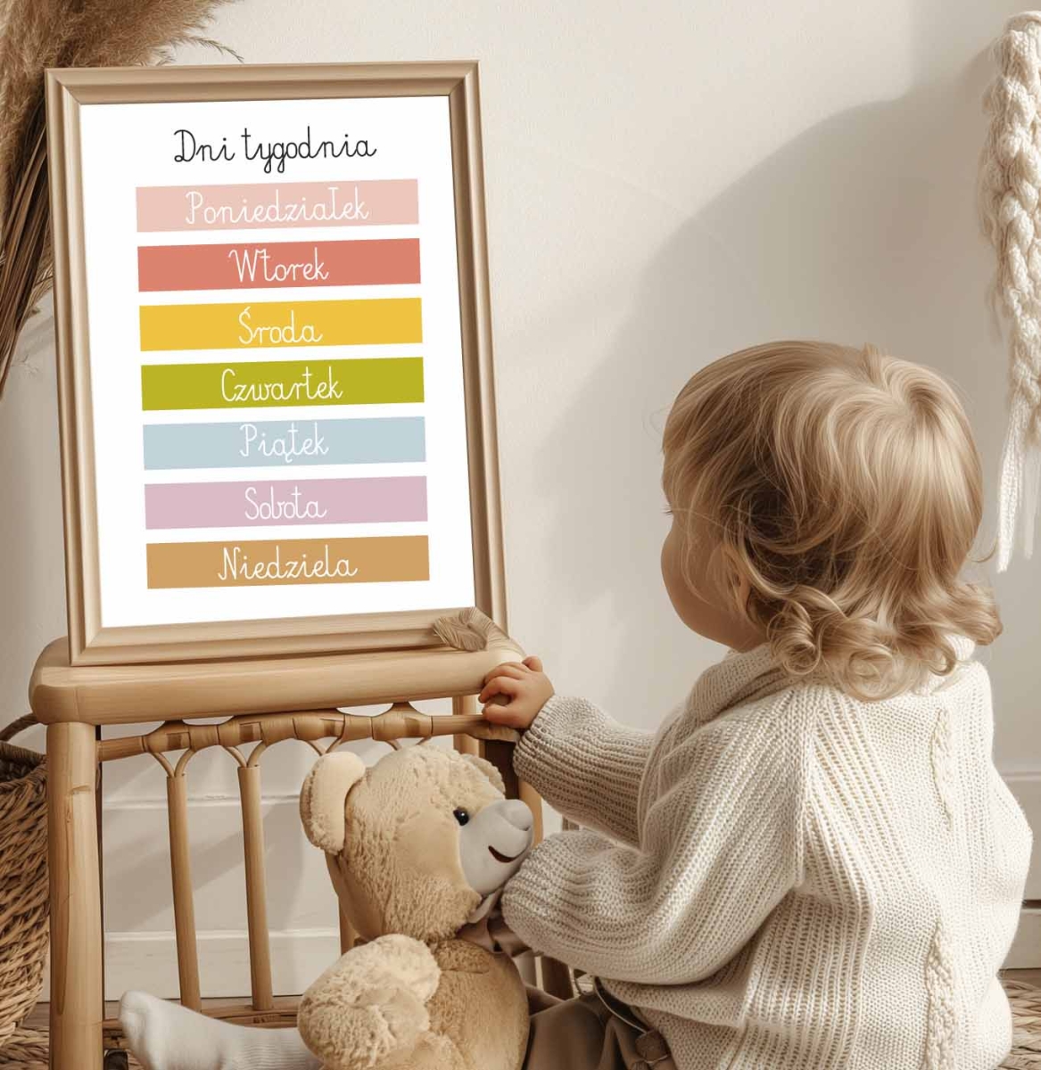 Dni Tygodnia - Obrazek, plakat edukacyjny Montessori.jpg