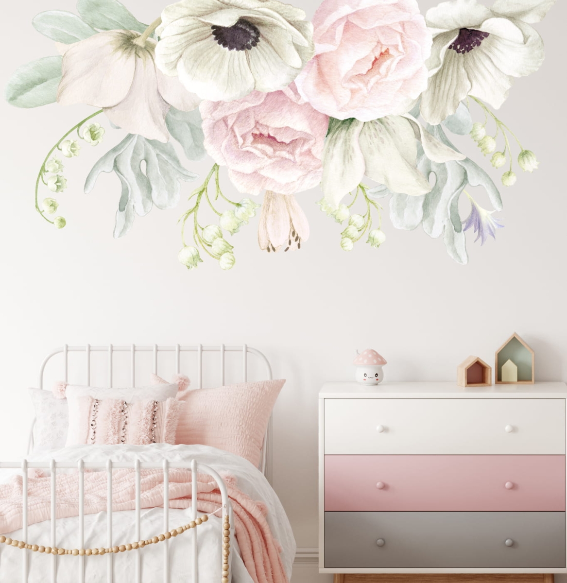 Naklejka kwiatowa kompozycja akwarela róż Vintage.jpg