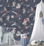 Tapeta dla chłopca KOSMOS granat.jpg