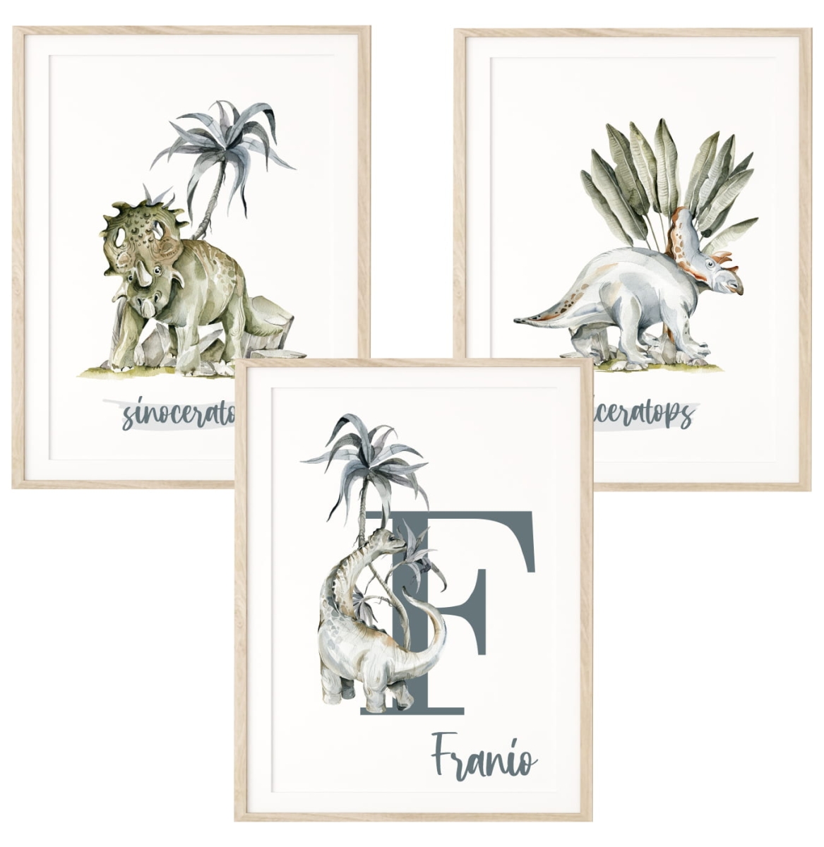 Zestaw 3 plakaty Dinozaury Nr 1.jpg