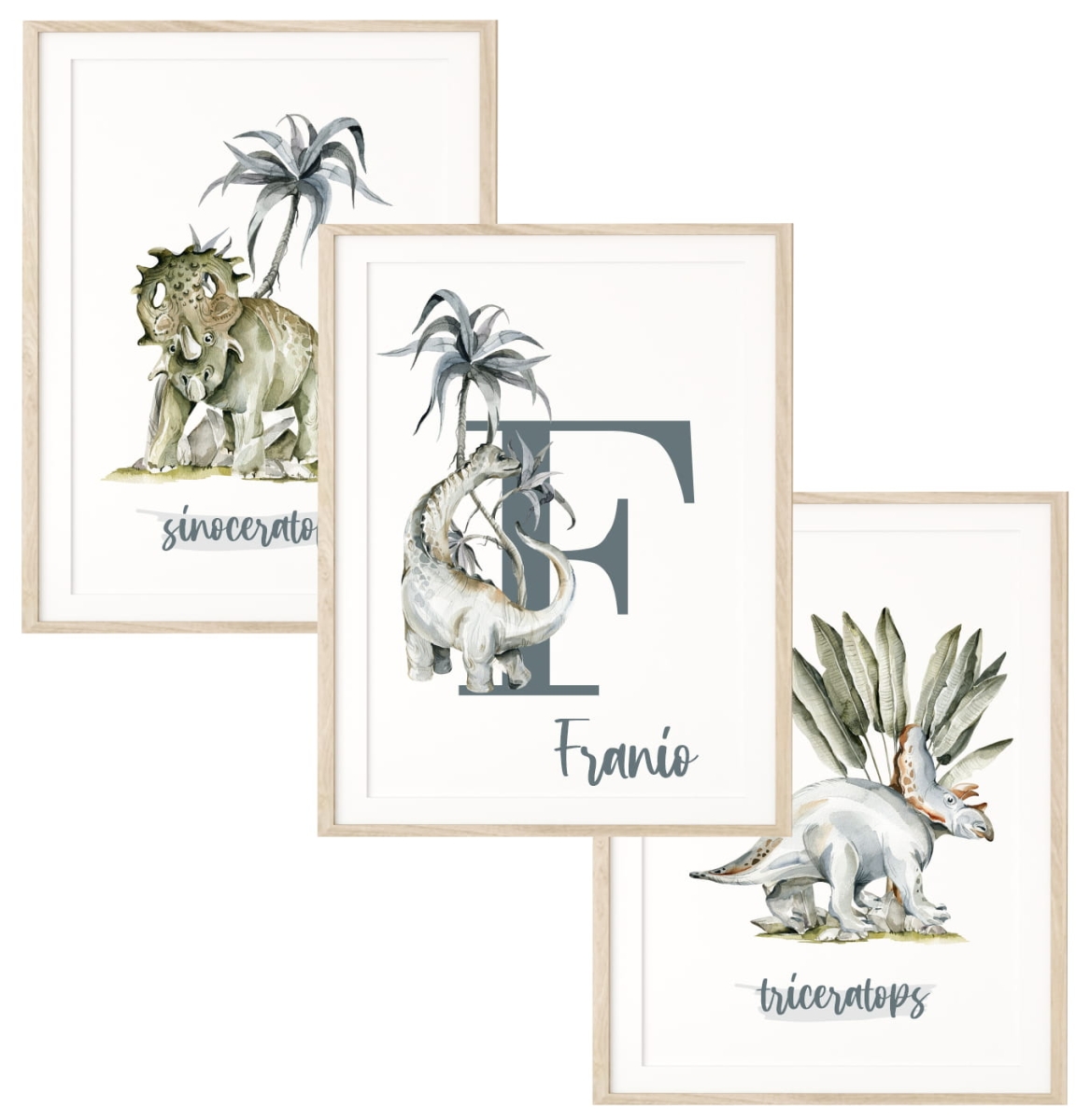 Zestaw 3 plakaty Dinozaury Nr1.jpg