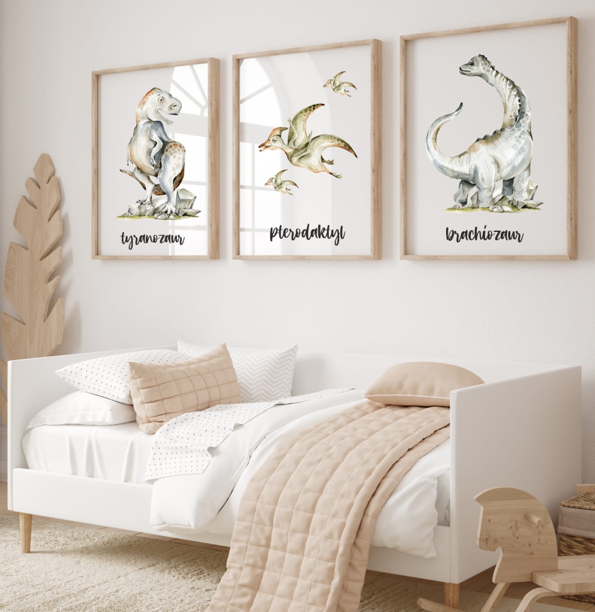 Dinozaury - Zestaw 3 plakaty Tyranozaur, Brachiozaur, Pterodaktyle Nr 4.jpg