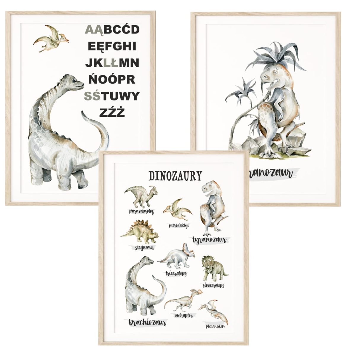 Plakaty Dinozaury - Zestaw 3 plakaty Dino Nr 10.jpg