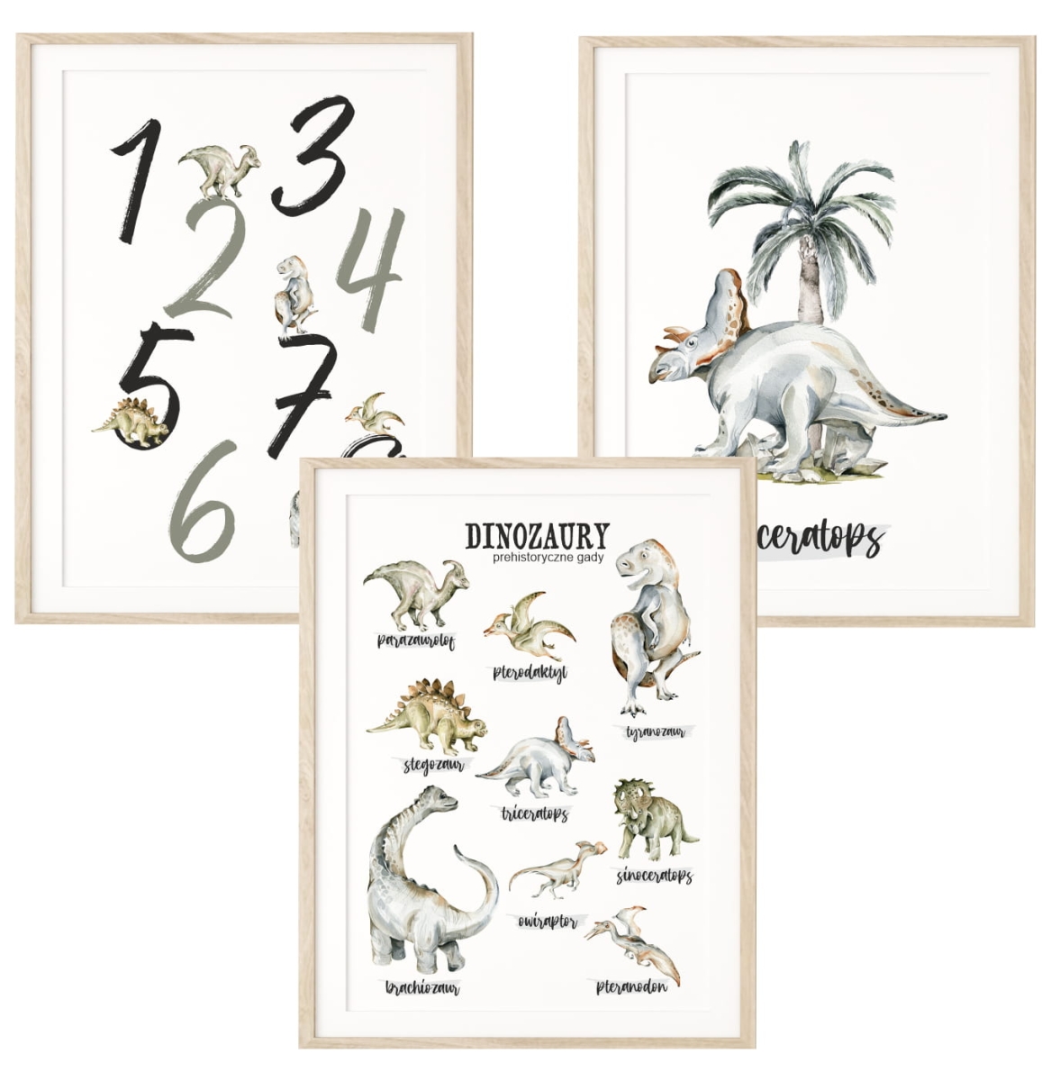 Plakaty Dinozaury - Zestaw 3 plakaty Dino Nr 8.jpg
