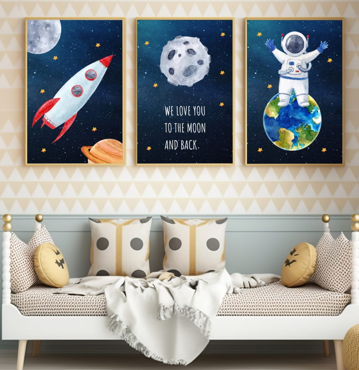 Kosmos, planety, gwiazdy - Zestaw 3 plakaty, obrazki Nr  3.jpg