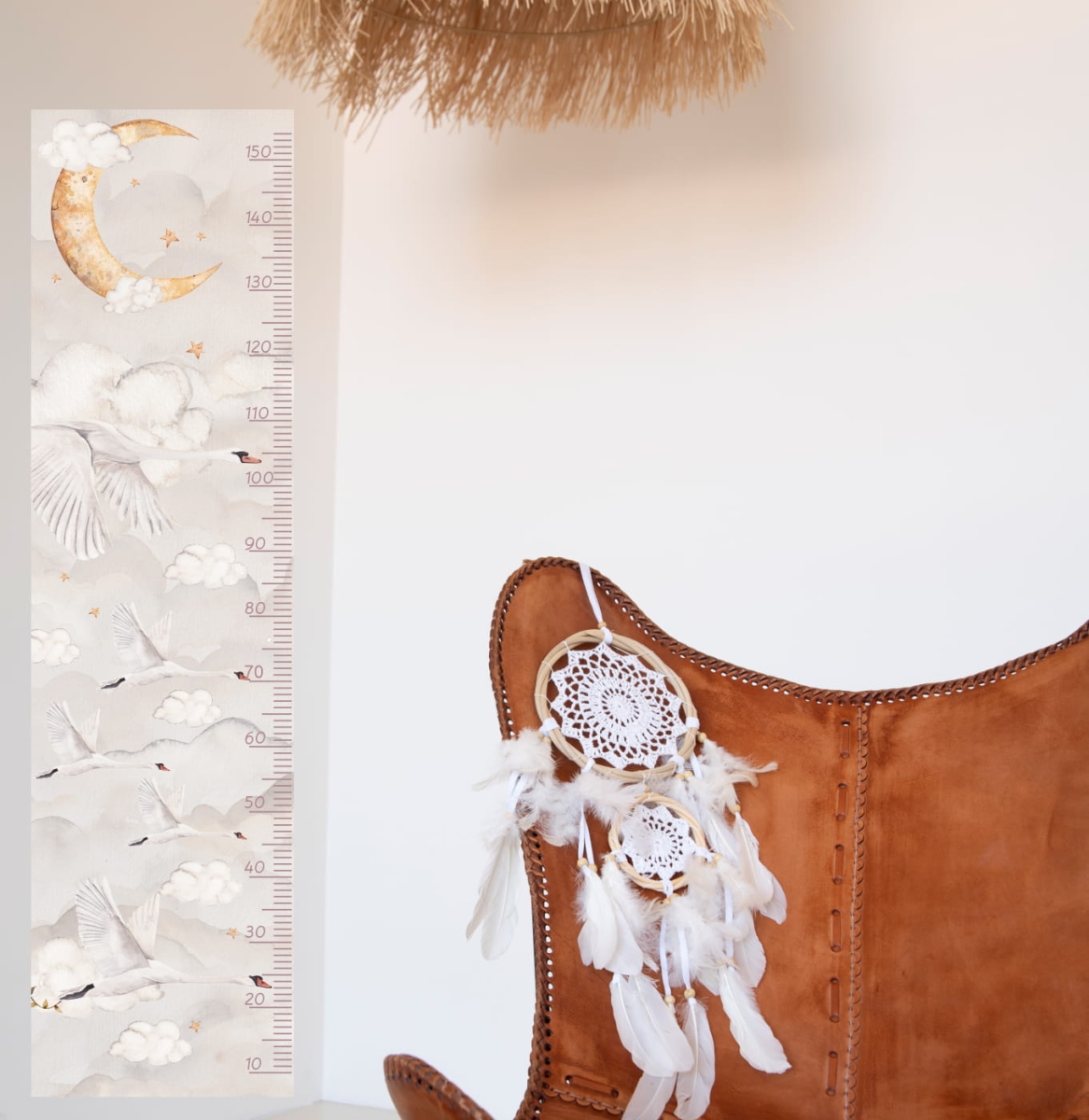 Miarka WZROSTU łabędzie, swan  DK149.jpg