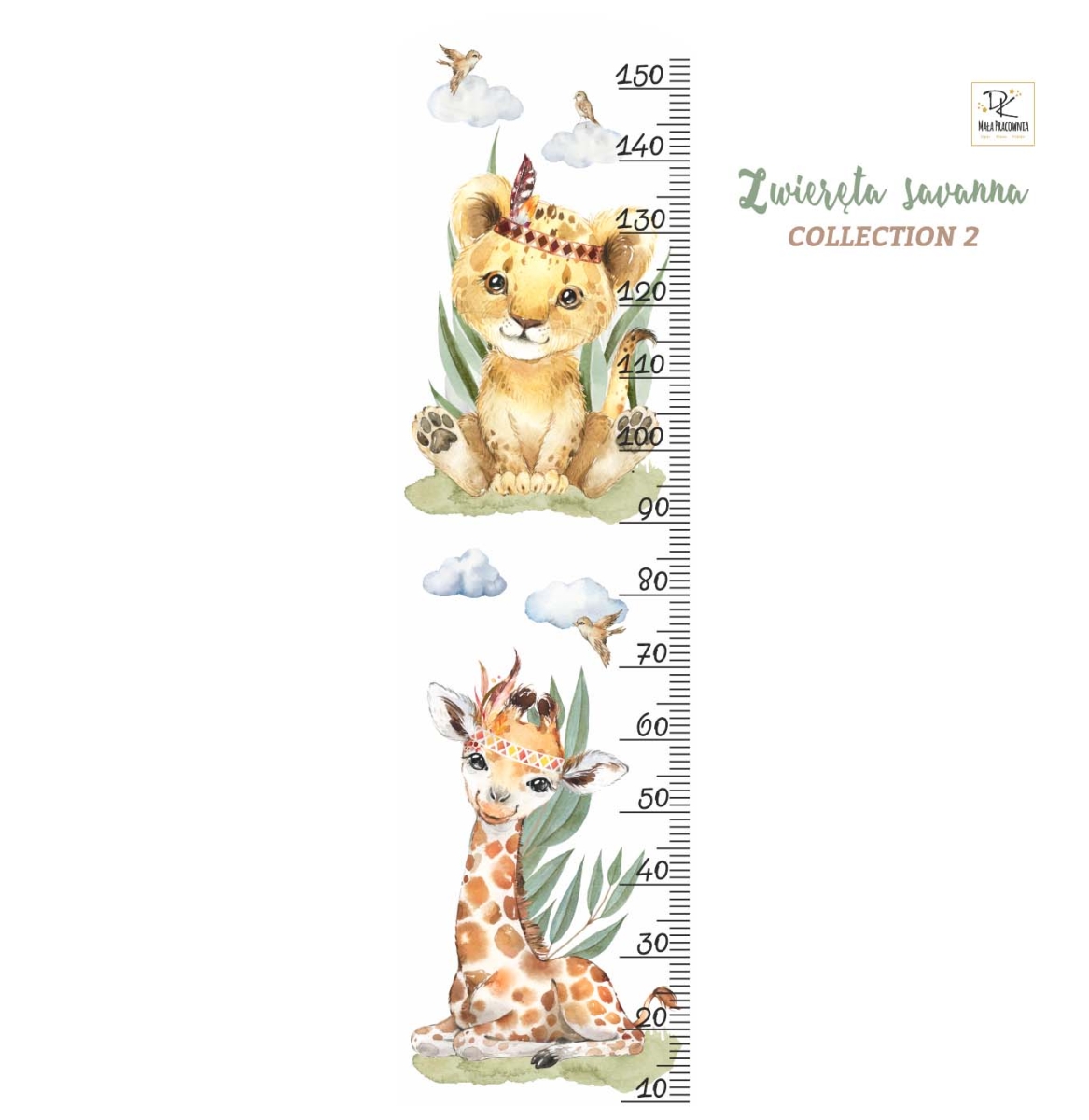 Miarka wzrostu- Zwierzęta Savanna DK167.jpg