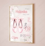 Plakat, obrazek  Baletki,metryczka Balerina, baletnica nr.7.jpg