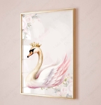 Plakat, obrazek  łabędź Balerina, baletnica nr.9.jpg