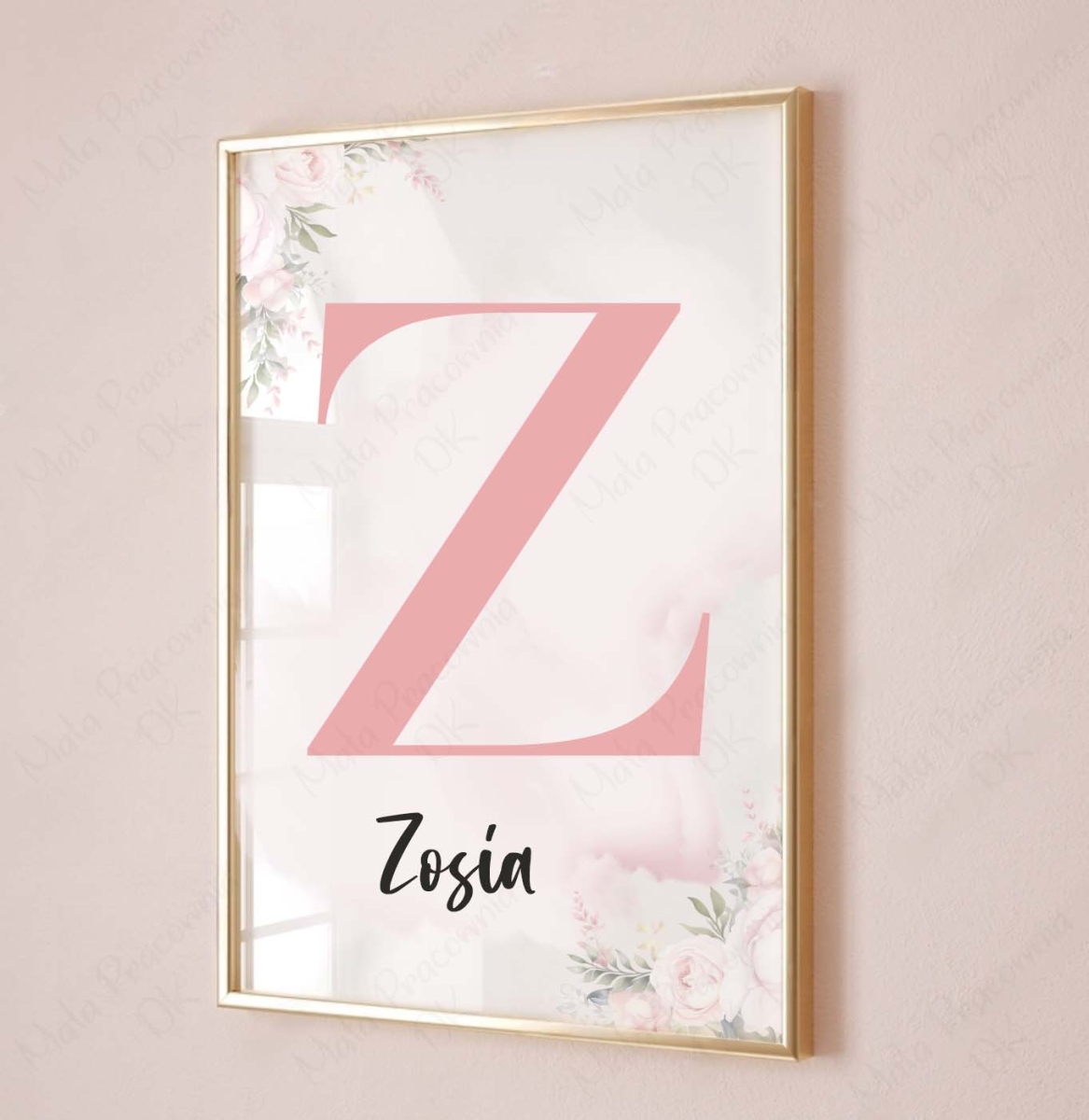 Plakat, obrazek baletnica, imię dziecka nr.11.jpg