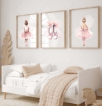 Zestaw 3 plakaty, obrazki - Baletnica, baletki, łabędź personalizacja nr.5.jpg