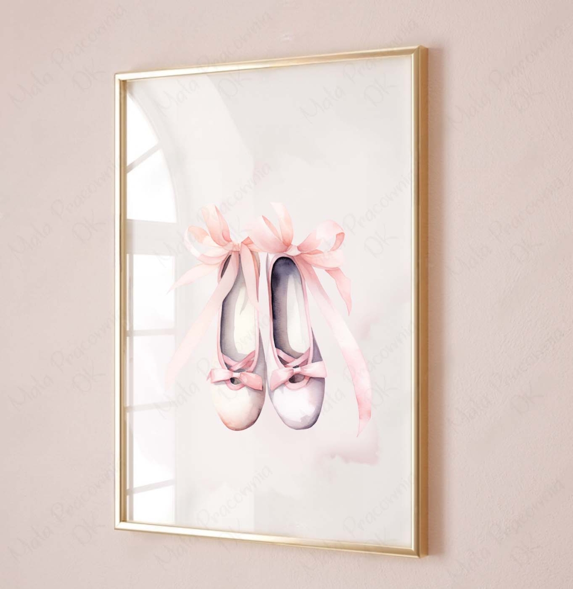 Plakat, obrazek  Baletki, łabędź Balerina, baletnica nr.14.jpg