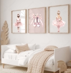 Zestaw 3 plakaty, obrazki - Baletnica, baletki, łabędź personalizacja nr.6.jpg