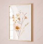 Plakaty, obrazki Kwiaty Boho personalizacja nr.5.jpg