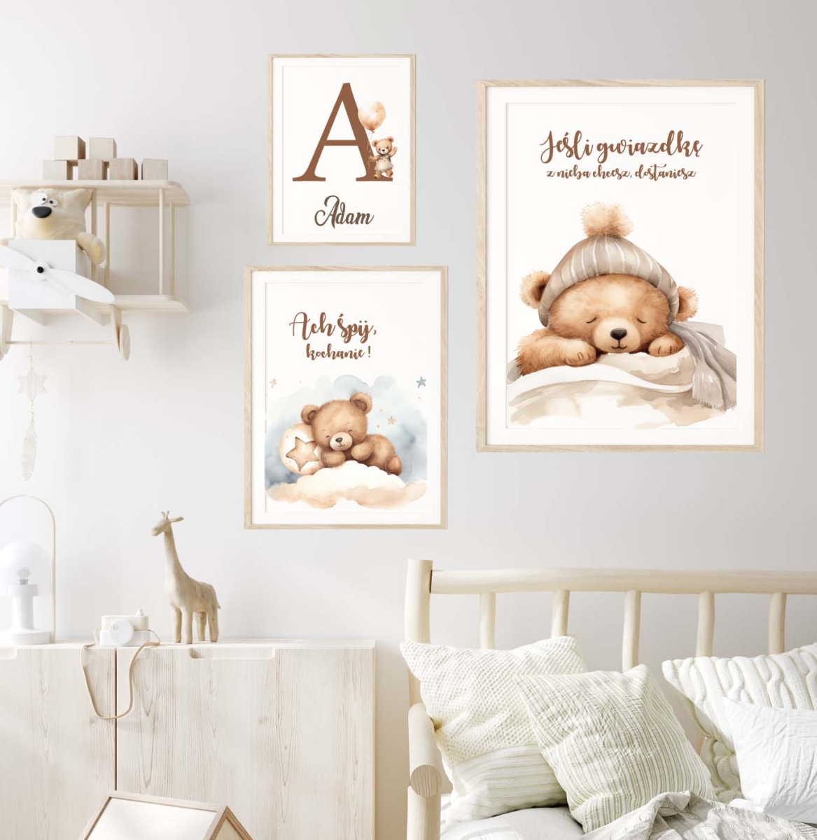 Zestaw 3 plakaty Sleepy Teddy Bears  nr 5.jpg