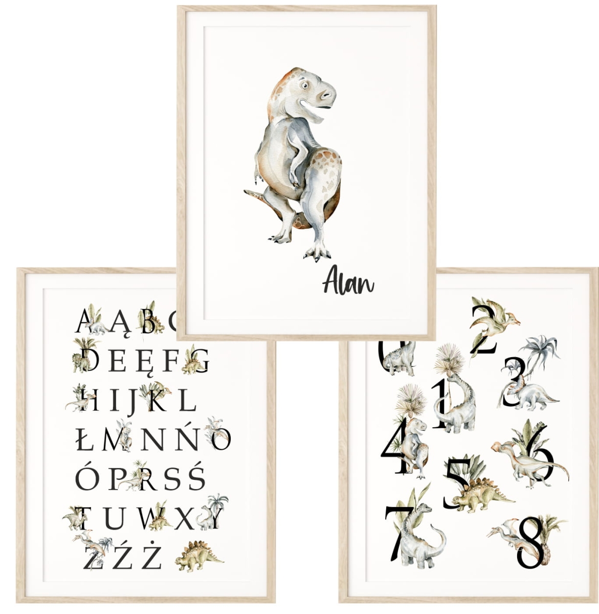 Dinozaury - Zestaw 3 plakaty DINO  Nr 2.jpg