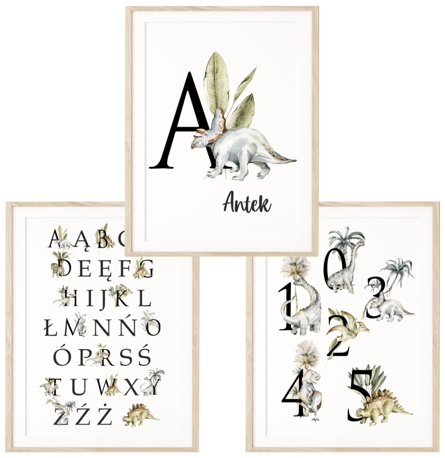 Dinozaury - Zestaw 3 plakaty DINO  Nr 3.jpg