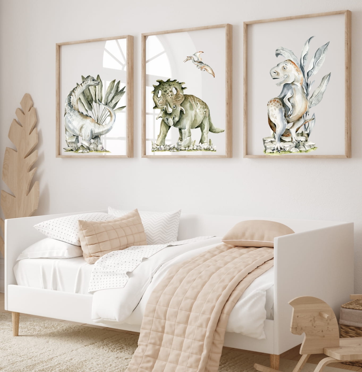 Zestaw 3 plakaty Dinozaury, metryczka, imię Wzór 5.jpg