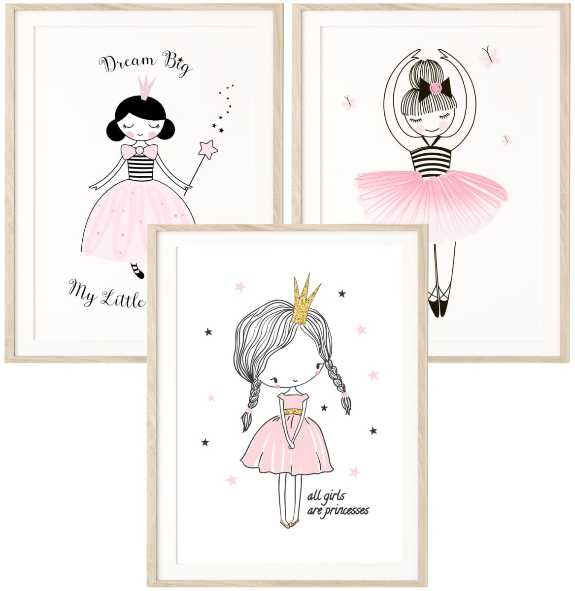 Plakat Królewna do pokoju dziewczynki – Mała Pracownia