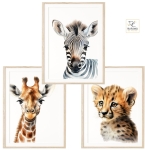 Mała Pracownia DK - Plakaty Portrety Zwierząt Safari Nr.4.jpg