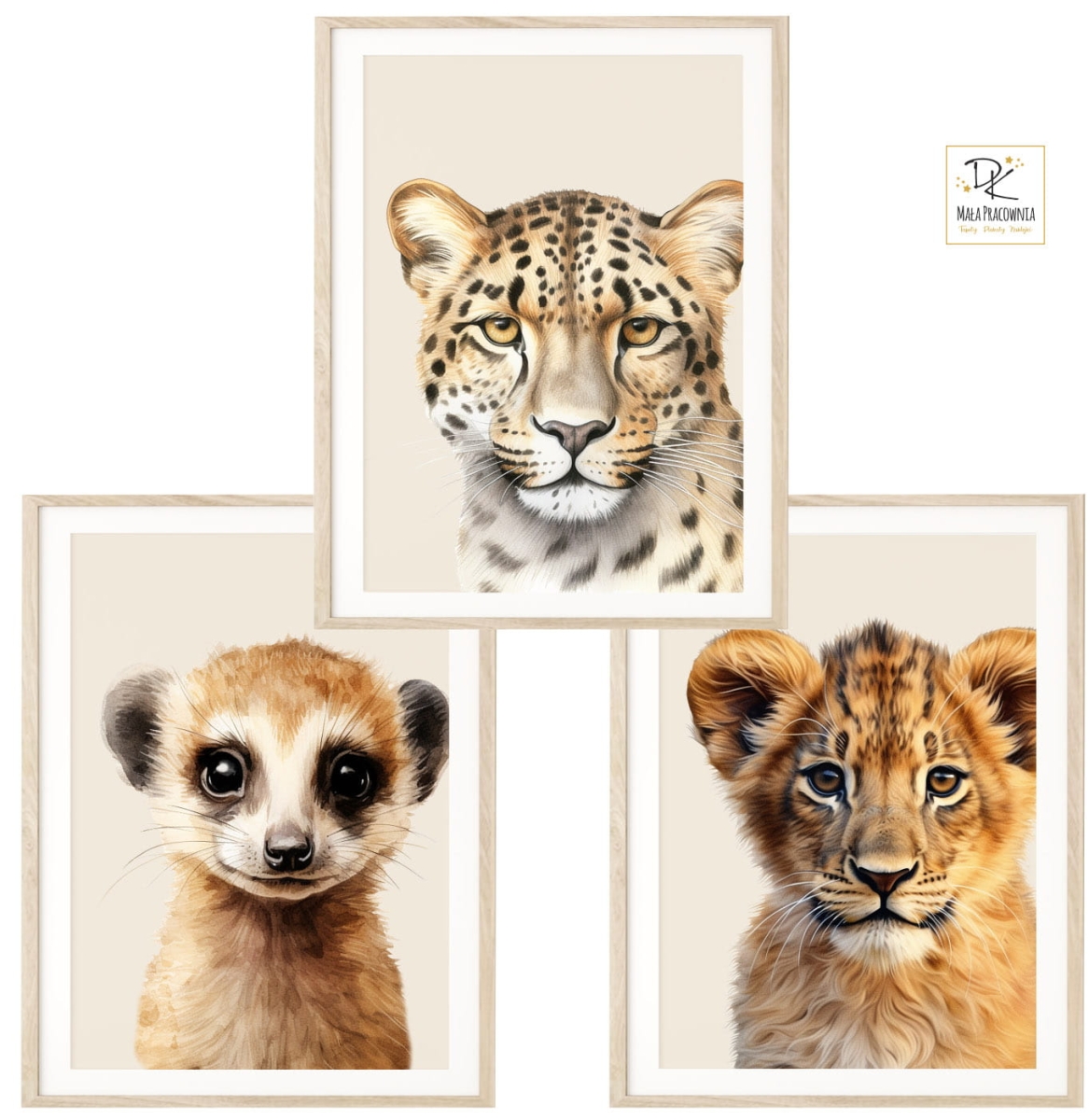 Mała Pracownia DK - Plakaty Portrety Zwierząt Safari Nr.6.jpg