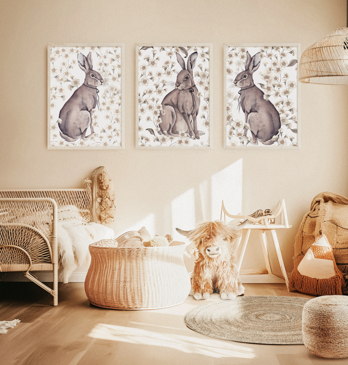 zestaw 3 plakatów do pokoju dziecka